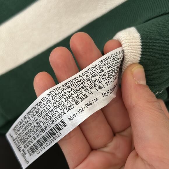 Zara Cropped ribbed knit sweater. Size M - Picture 7 of 11